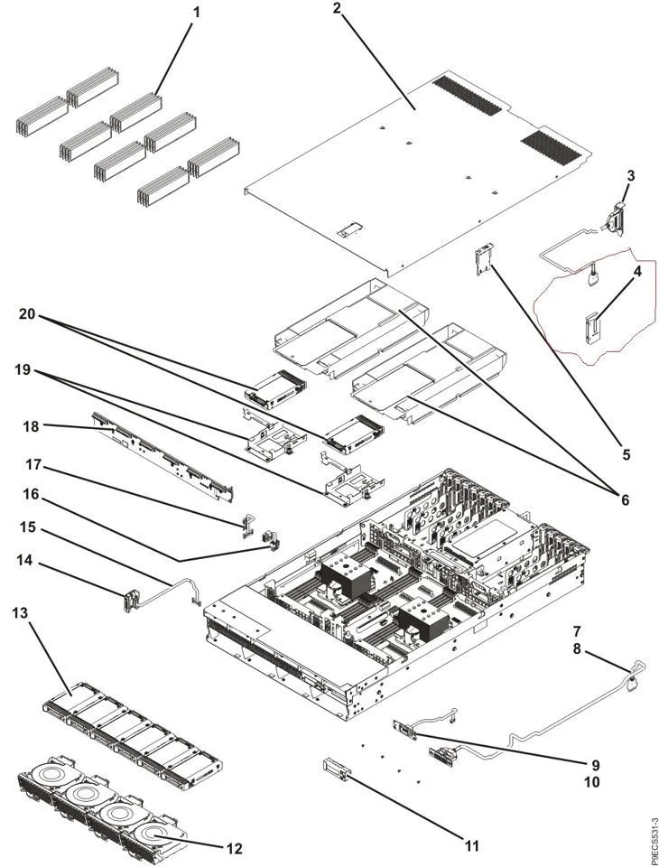 Плата расширения IBM Riser Card VPD card для сервера 9008-22L.jpg Плата расширения IBM Riser Card VPD card для сервера 9008-22L.jpg