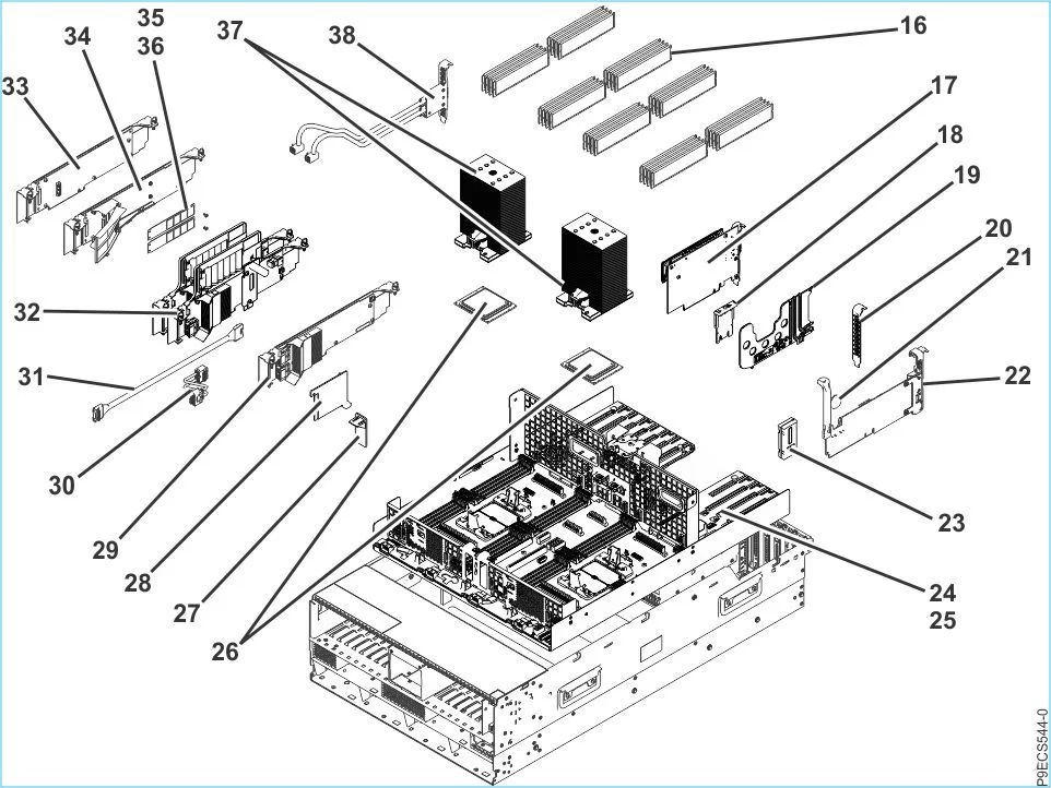 Плата расширения IBM Riser Card VPD card для сервера 9009-41A.jpg Плата расширения IBM Riser Card VPD card для сервера 9009-41A.jpg
